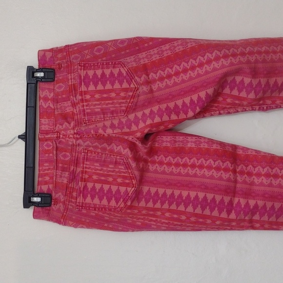 Flip Side Pink Low Rise Reversible Skinny Jeans Size 5 - Picture 6 of 16